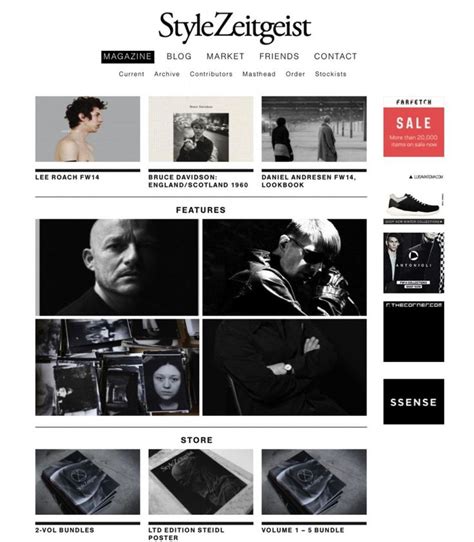 style zeitgeist website